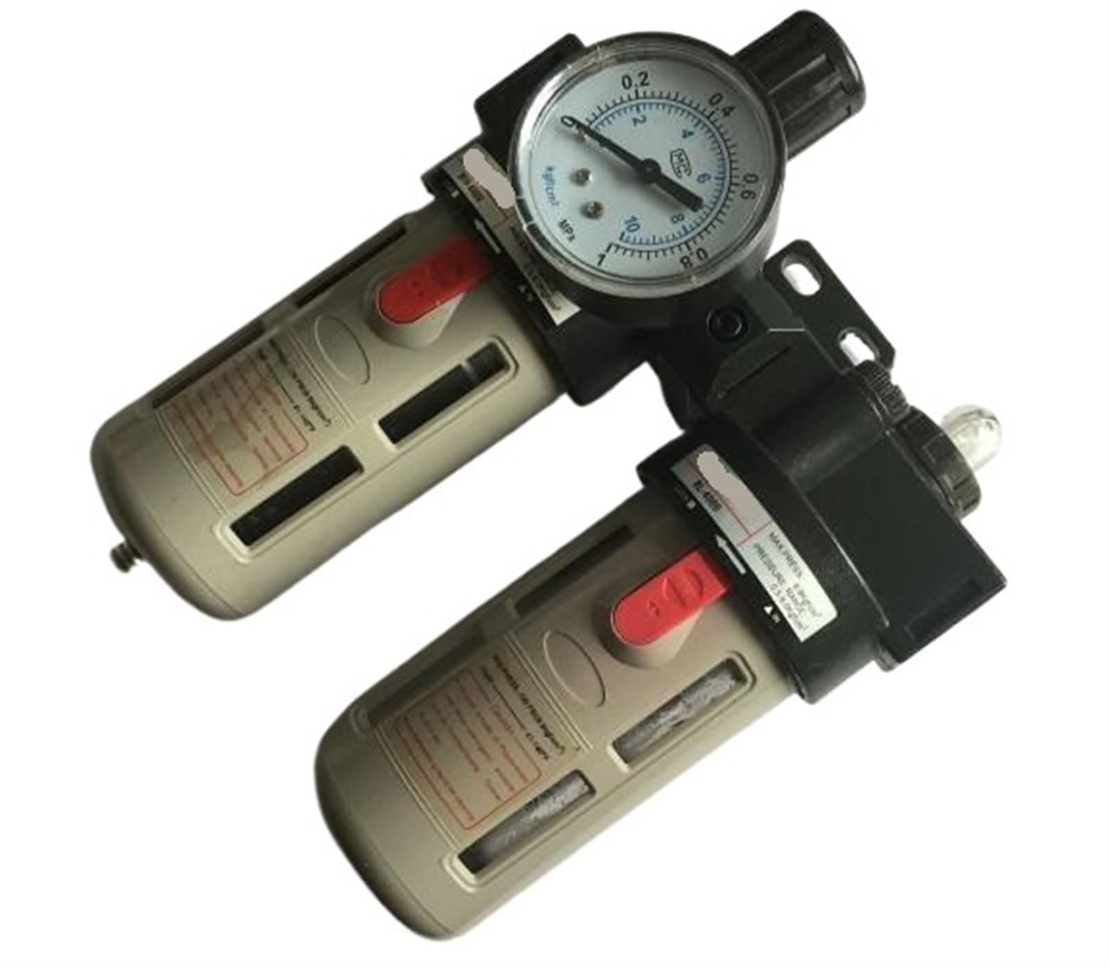 Separador de agua y aceite BFC-4000 de 1/2 pulgada para regular sistemas neumáticos de talleres
