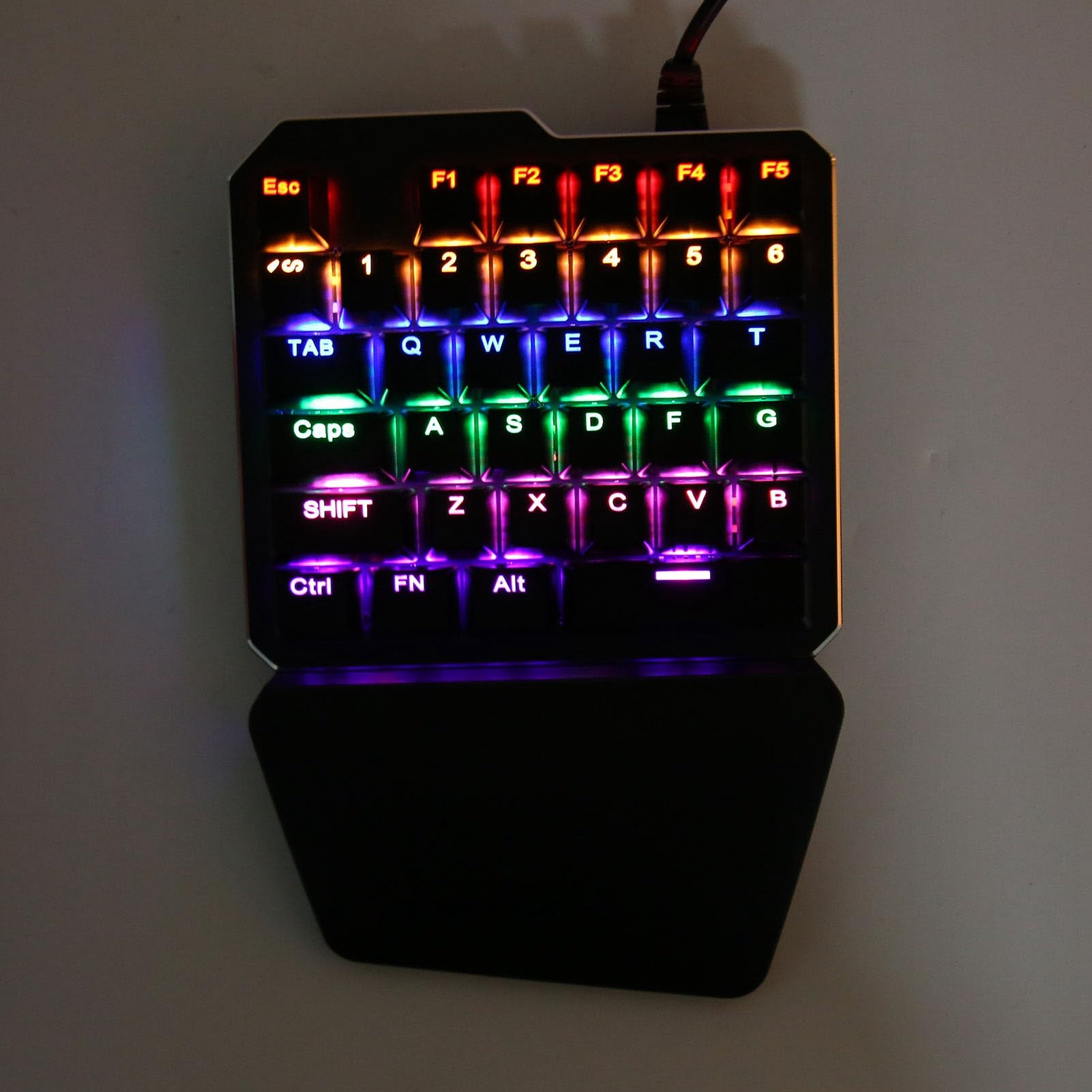 aqxreight Pacchetto Combinato Gioco Mobile da 4 Pollici con Convertitore da Tastiera Supporto per Telefono da Gioco Latenza 120 FPS per Giochi