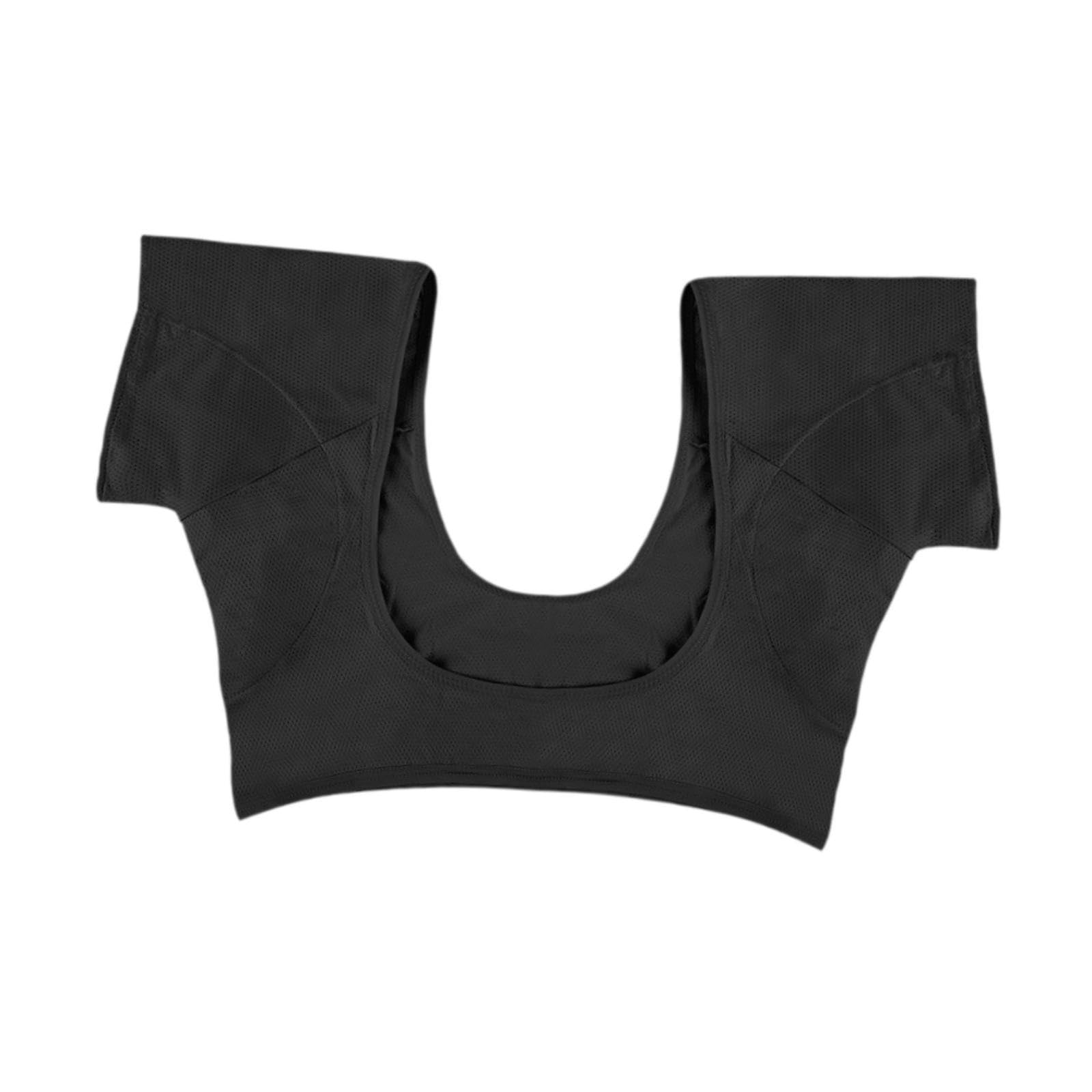 VELURA Underarm Sweat Vest Women Yoga Reusable for Sweating Armpit Sweatproof Shirt Black M|1 Pair Insoles|Deodorants & Antiperspirants| Bath & Body-image-43