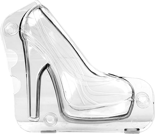 O'Creme Molde de chocolate de policarbonato con plataforma de tacón alto