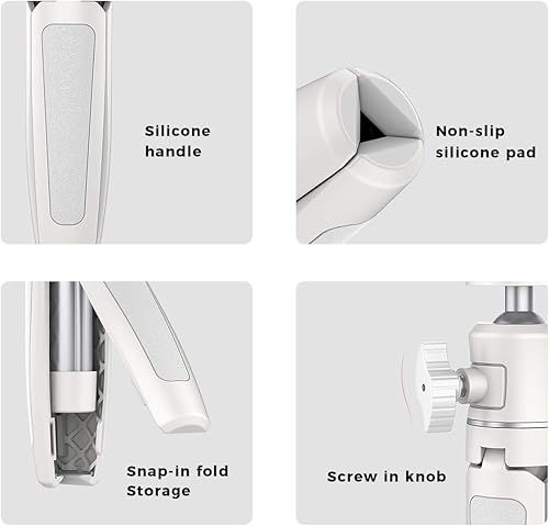 Miniatura 31 de ULANZI MT-08 - Trípode de extensión con mango para Osmo Pocket3, Webcam iPhone 17, 11 Pro Max, teléfono inteligente, Canon G7X, Mark III, Sony