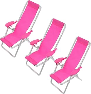 STAHAD 3 Pçs Cadeira De Bebê Planta Acessórios Para Carro Decoração De Casa Cadeira Reclinável Infantil Mini Cadeira De Praia Longue Cadeira Em Miniatura Miniaturas Cadeira Mini