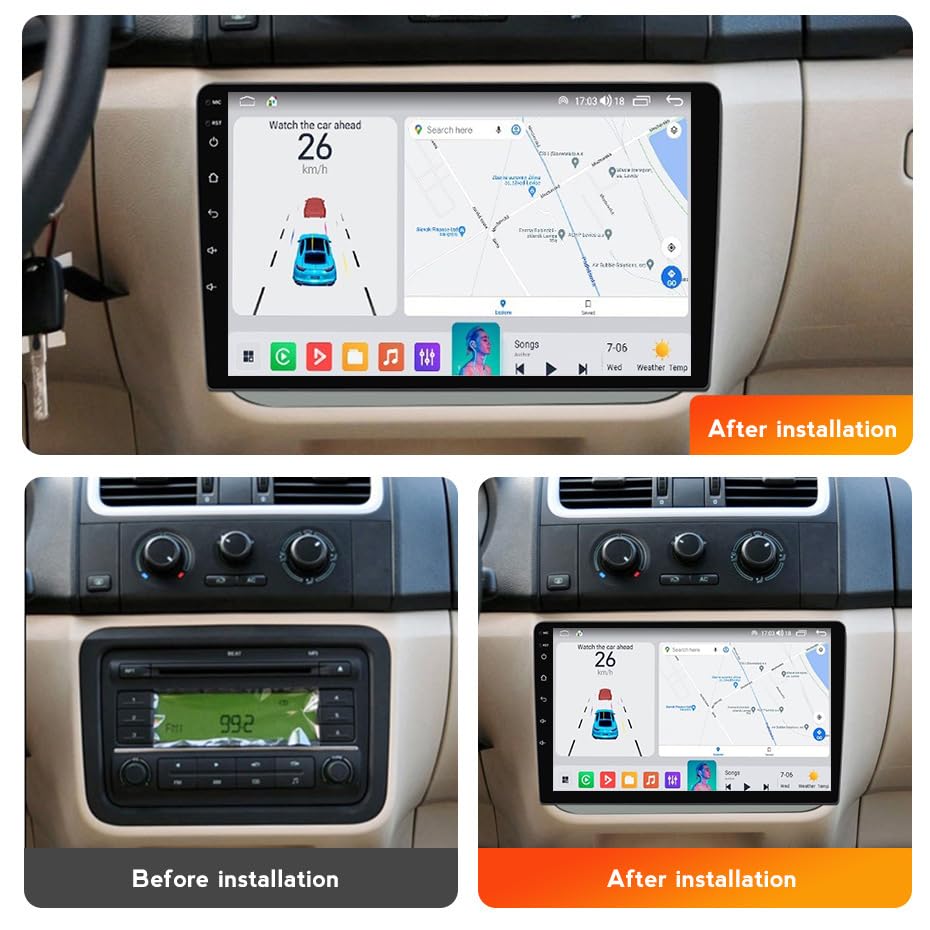 Radio GPS Fabia 2007-2011 con Android 15 para solucionar fallos de conexión BT 2