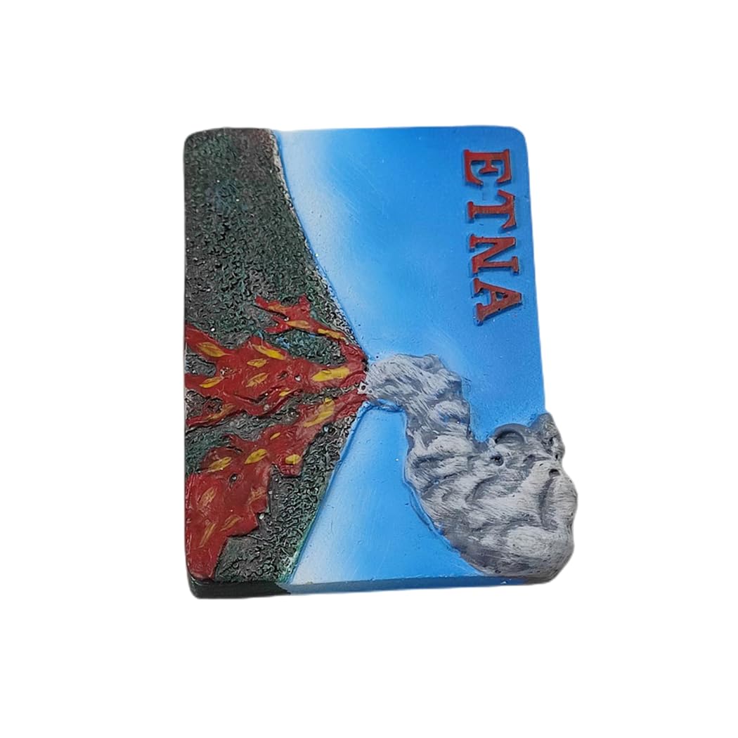 Calamita Frigorifero 3D Hofn Islanda – Magnete In Vetro Con Cristallo Souvenir Di Viaggio 50x50 Mm - 3