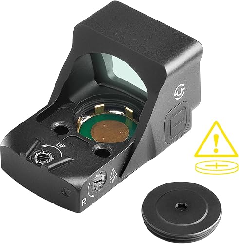 Miniatura 7 de Zulisy OWL - Mira refleja abierta de tamaño completo con punto verde, 3 MOA, para pistola de corte con diseño de huella médica, Shake Awake, alcance