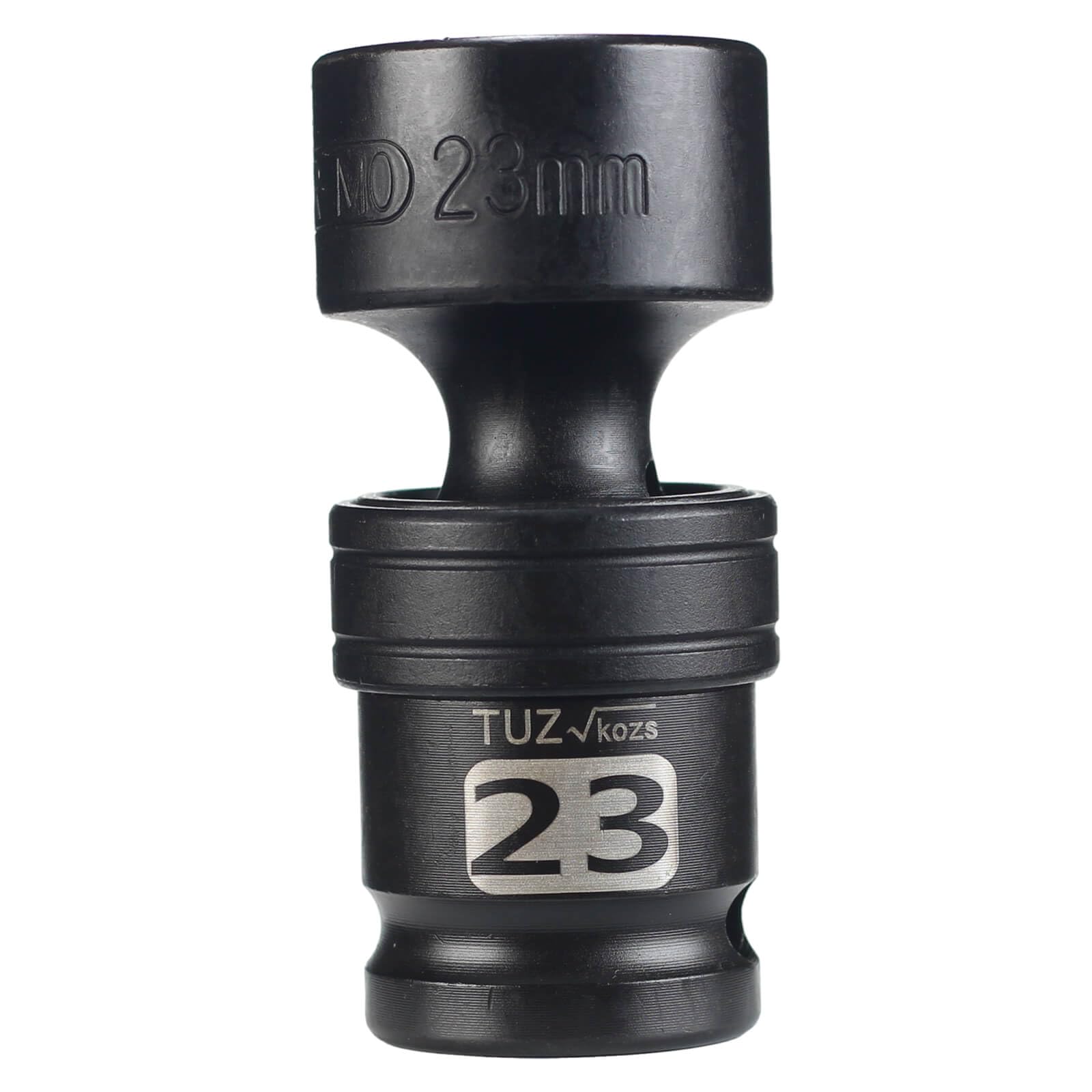 1/2" Drive Metric 23mm Shallow Universal Swivel Impact Socket, 6PT, CR-MO