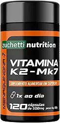 Vitamina k2 mk7 120 Cápsulas Menaquinona 7 149mcg Pura 1 Capsula ao dia