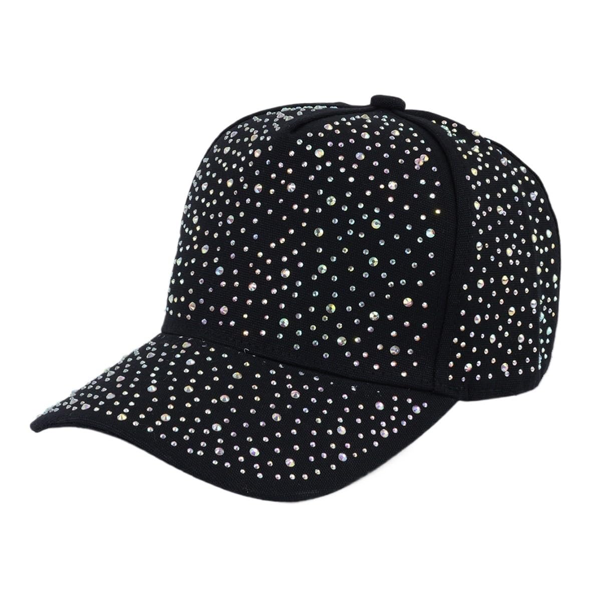 Casquette strass et paillettes : rayonnez de confiance avec ce chapeau de soleil ajustable
