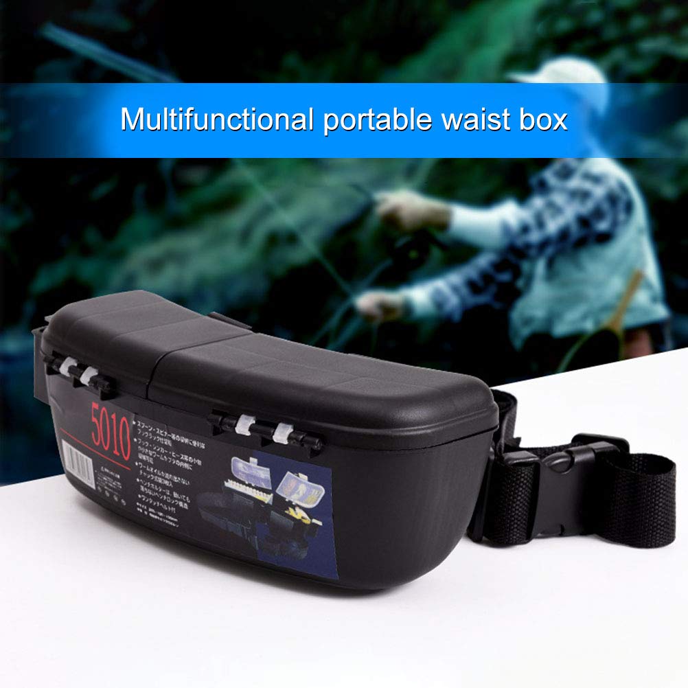 Wsrcxx Bait Storage Box, Waist Fishing Boxes Convenient Luya Bait Hook Tackle Storage Box Fishing Toolbox Fishing Tackle Equipment