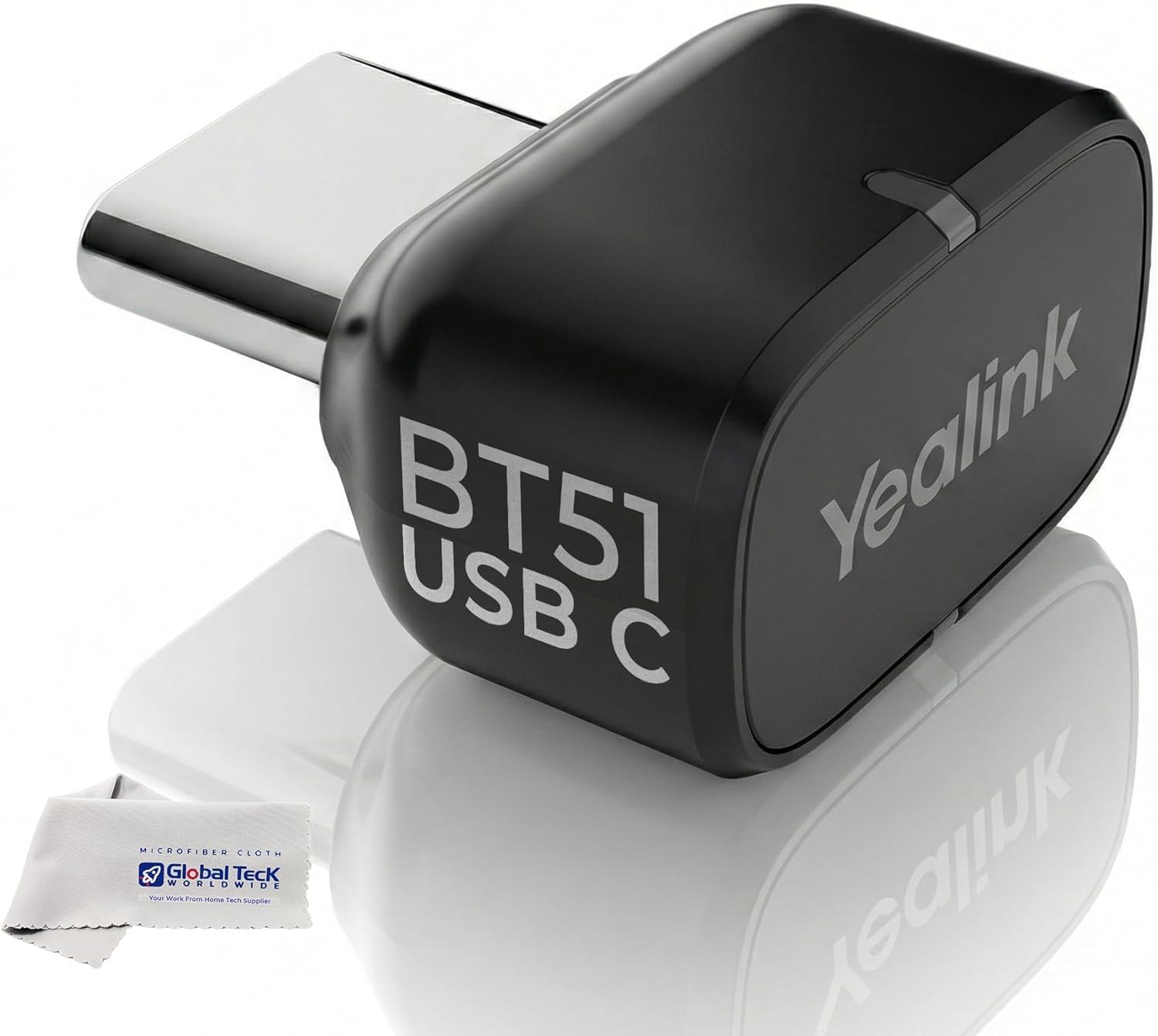 Yealink BT51 USB C Bluetooth Dongle for BH70, BH71, BH72, BH74, BH76 Headsets, Works with PC, Laptops, Mac &amp; Deskphones, Teams &amp; Zoom Compatible, 100 ft Range, Plug-and-Play, HD Voice, Call Control