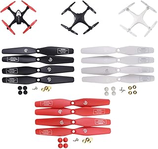 ZYGY Accessories Propeller for SJRC S20W S30W T18 H301S T25 HS110D HS110G HS120D Aerial Photography Quadcopter Spare Parts RC Drone 12PCS Propeller Blade