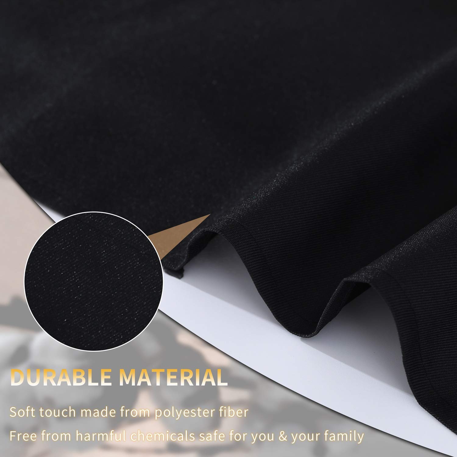 Tosewever Paquete de 2 delantales ajustables con 2 bolsillos, delantales de cocina resistentes a las gotas de agua para mujeres y hombres, chef, pareja, barbacoa, pintura (negro, 2)