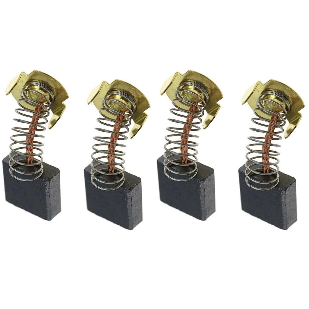 4 Pack of Carbon Brushes for Makita GA9020 GA9020KD GA9020S Angle Grinder CB204,makita Grinder Brushes, Black
