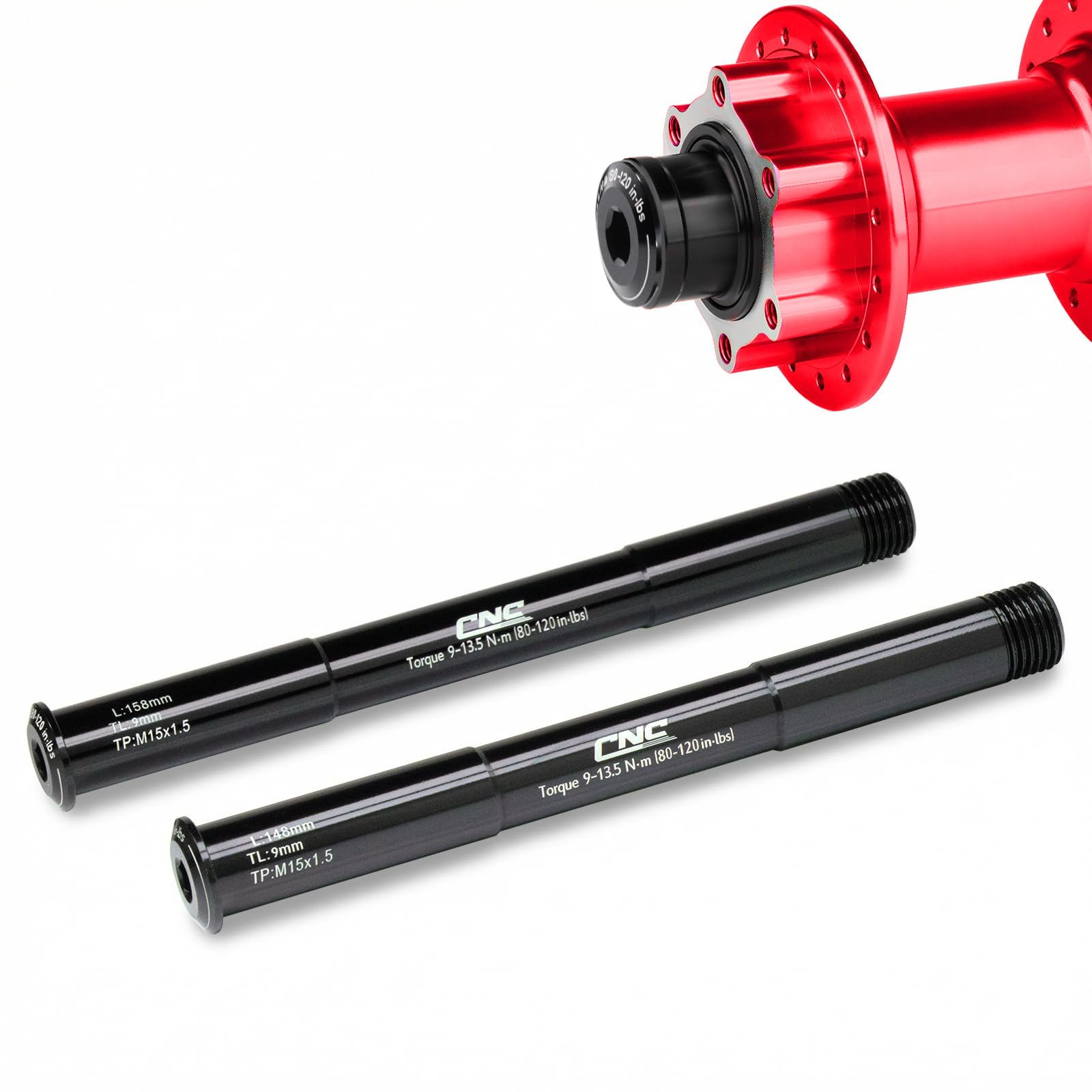 Amazon.com : CNC Front Hub Thru Axle 15x100mm/110mm for RockShox