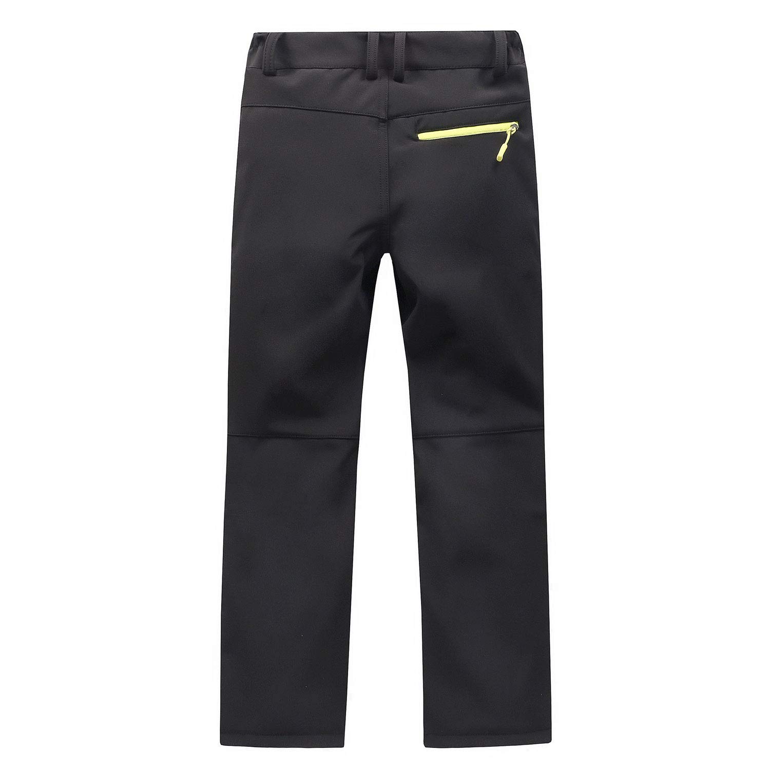 LANBAOSI Pantalon Ski Enfants Hiver Imperméable Chaud Softshell Doublé Polaire Montagne