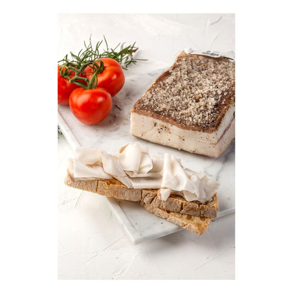 Mafalda Lardo di Colonnata IGP Special Reserve, die älteste Larderia in Colonnata seit 1930, natürlich und handwerklich, ohne chemische Konservierungsstoffe, 8 Monate gereift (1 Kg)