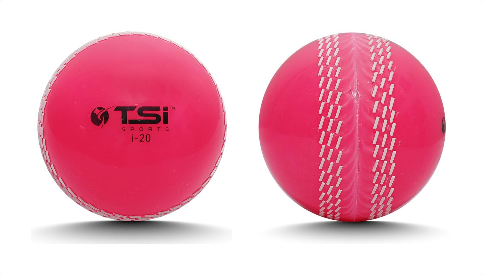 TSI Sports Synthetic Rubber T-20 Practice Cricket Ball/Wind Balls (125-130 GMS) for - Indoor & Outdoor Street & Beach Cricket Pink Pack of 1-picture-38