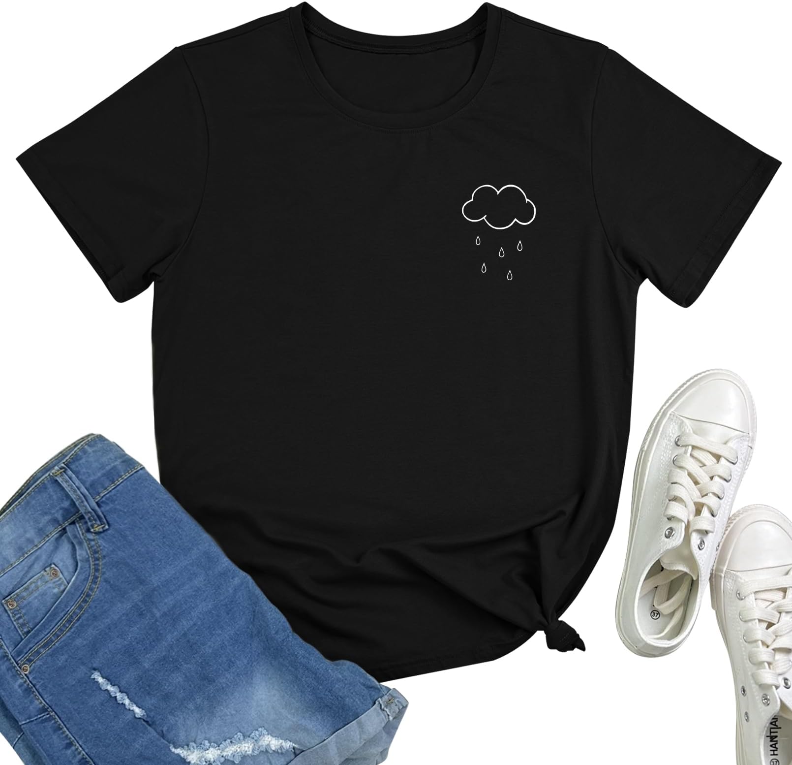 Women Cute Tees Graphic Casual T Shirts
