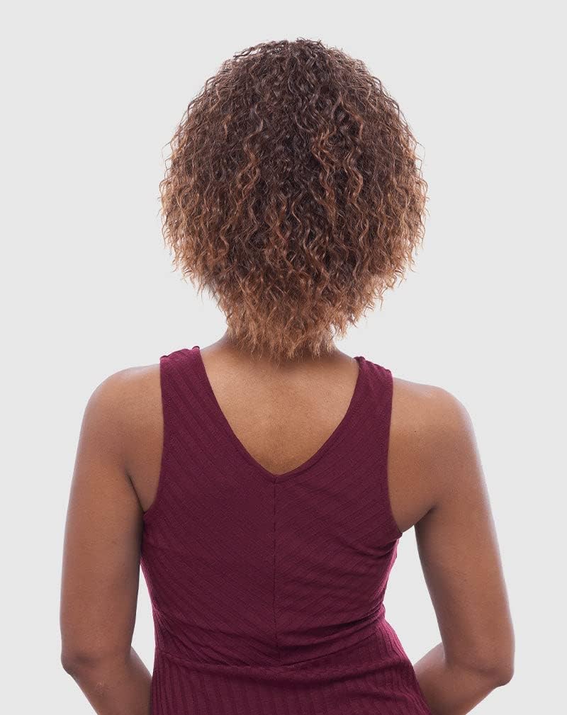 VANESSA Express Curl Medium Short Length Curly Wavy Style Synthetic Drawstring with Bundle Wrap - STB MEDOW