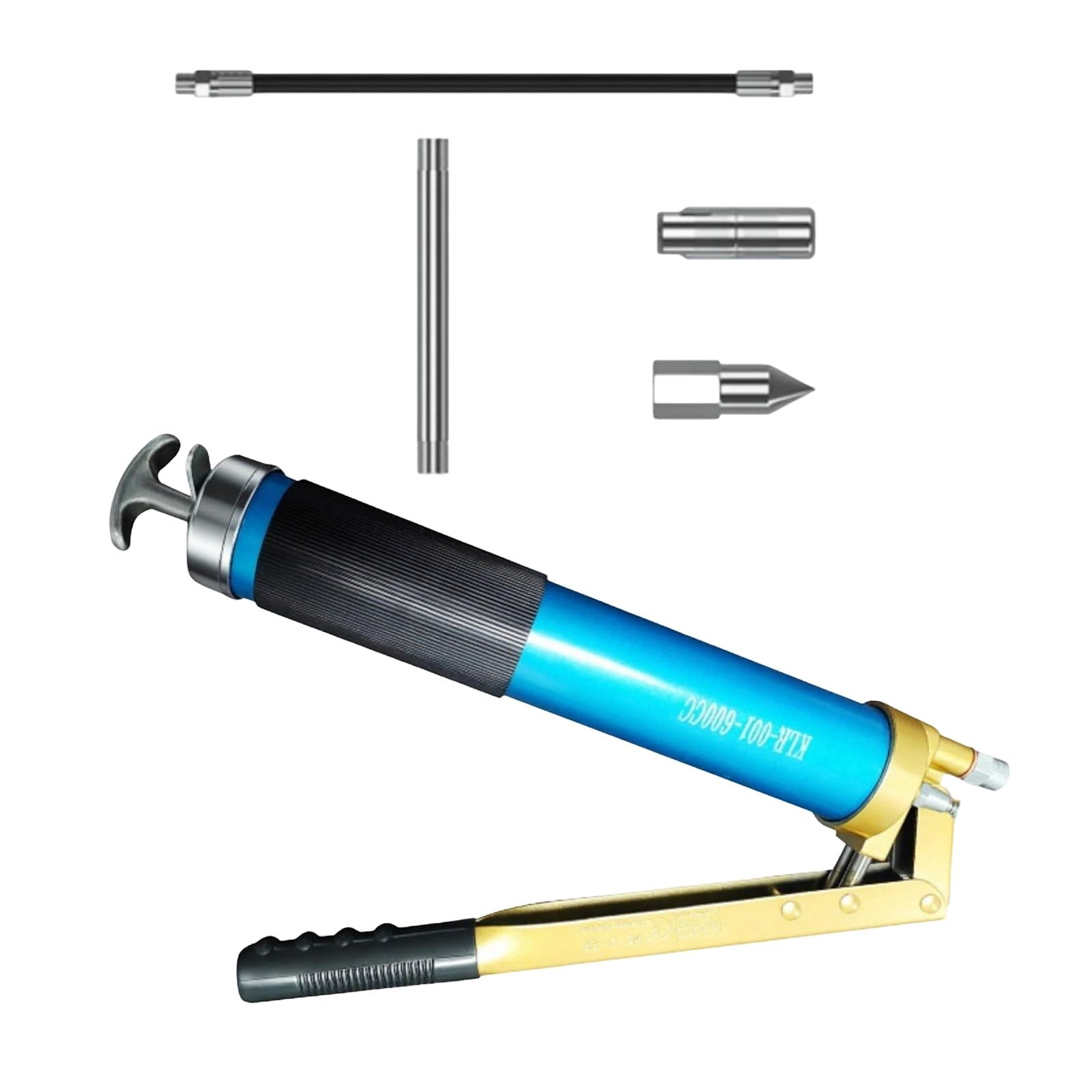Aceite de aluminio fuerte con puerta de control de precisión para equipos pesados, mantenimiento manual de motocicletas, grasa de aluminio resistente, lubricación profesional, alta presión
