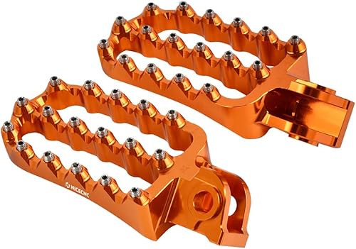 Miniatura 7 de NICECNC Estriberas de motocicleta estilo rally compatibles con KTM 690 EnduroR SMCR 2008-2023,950 990 1050 1090 1190 1290 AdventureRST, forjadas de