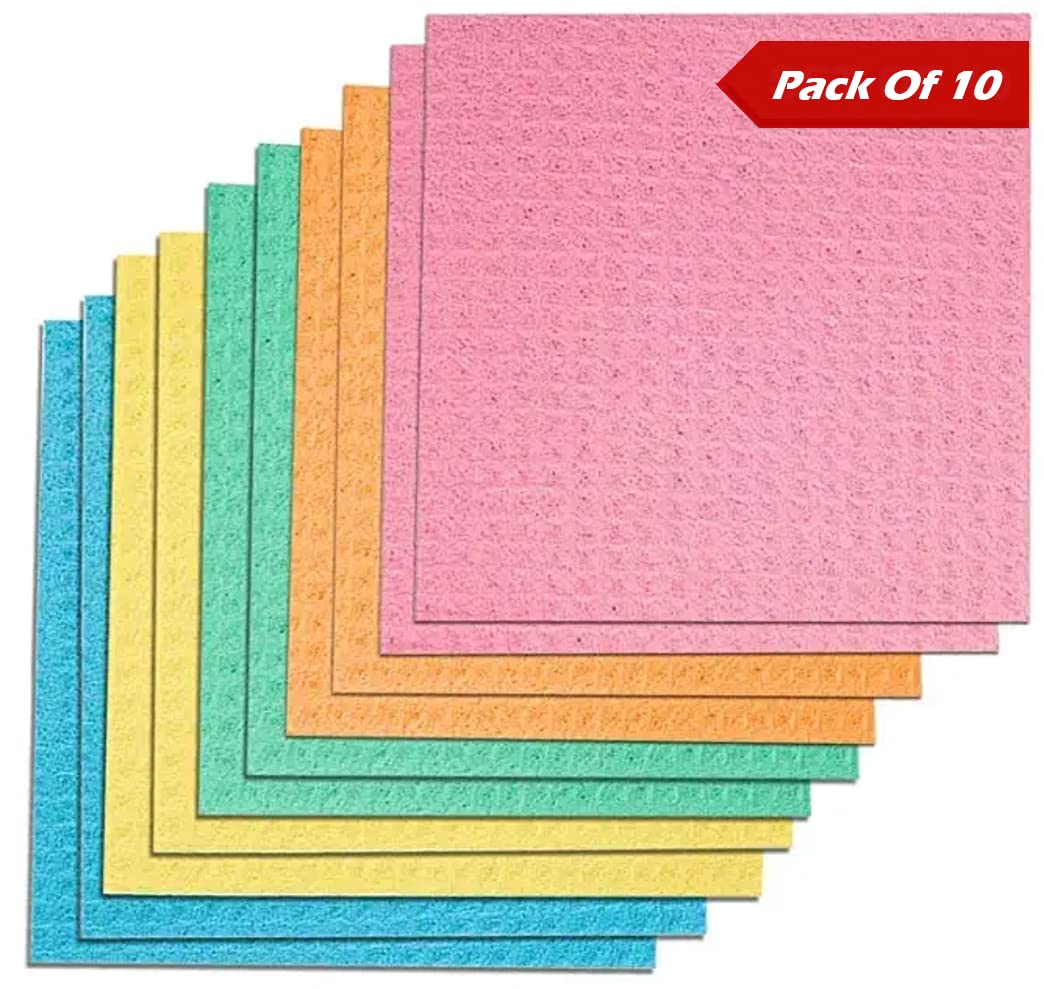 See full amazon price history chart for FITG18 Cellulose Cleaning Sponge for Kitchen, 20 x 16 x 0.5 cm - Pack of 10 Wipes (Multicolour) FITG18 Cellulose Cleaning Sponge for Kitchen, 20 x 16 x 0.5 cm - Pack of 10 Wipes (Multicolour) (B0BYJTW1XQ) Amazon Price History, Amazon Price Tracker