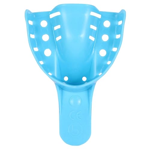 Miniatura 2 de JMU Bandeja de impresión dental, bolsa de 12 bandejas desechables perforadas, 5 pequeñas partes superiores