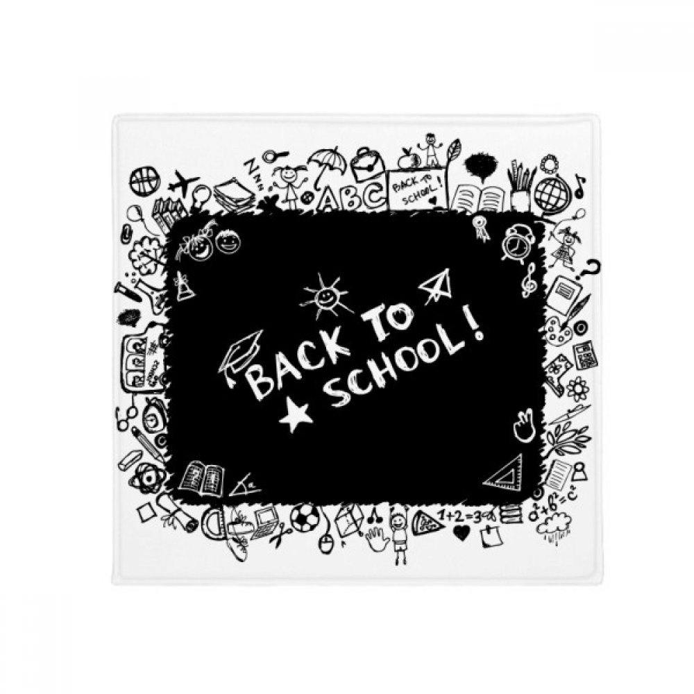 Tapis anti-slip mat silhouette tableau noir lavable et stable pour porte et cuisine