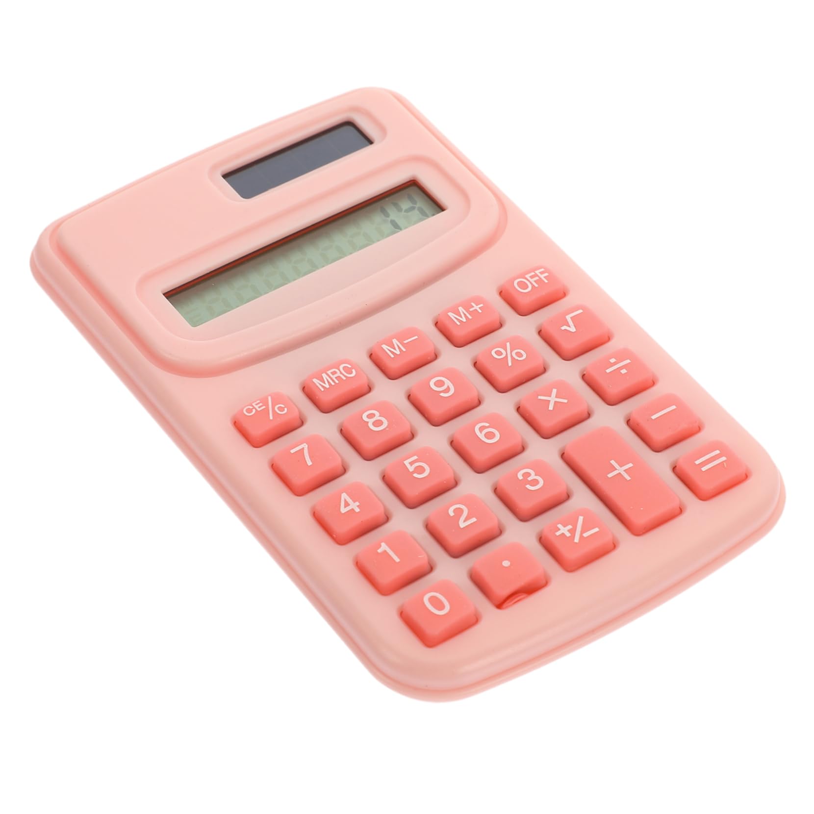 DOITOOL Portable Pocket Calculator for School Office Compact Easy to Use Design for Students and Professionals Sleek Cherry Blossom