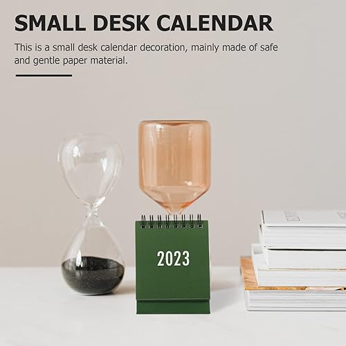 Miniatura 2 de NUOBESTY Mini calendario de escritorio 2022-2023, mini calendario de escritorio abatible de julio de 2022 a 2023, mini calendario mensual de