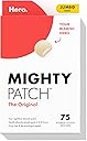 Mighty Patch Original Patch from Hero Cosmetics - #1 Hydrocolloid Acne Pimple Patches for Face, Shrinking Zits & Whiteheads in 1 Use, Nighttime Spot Pimple Stickers for Face, 75 Count