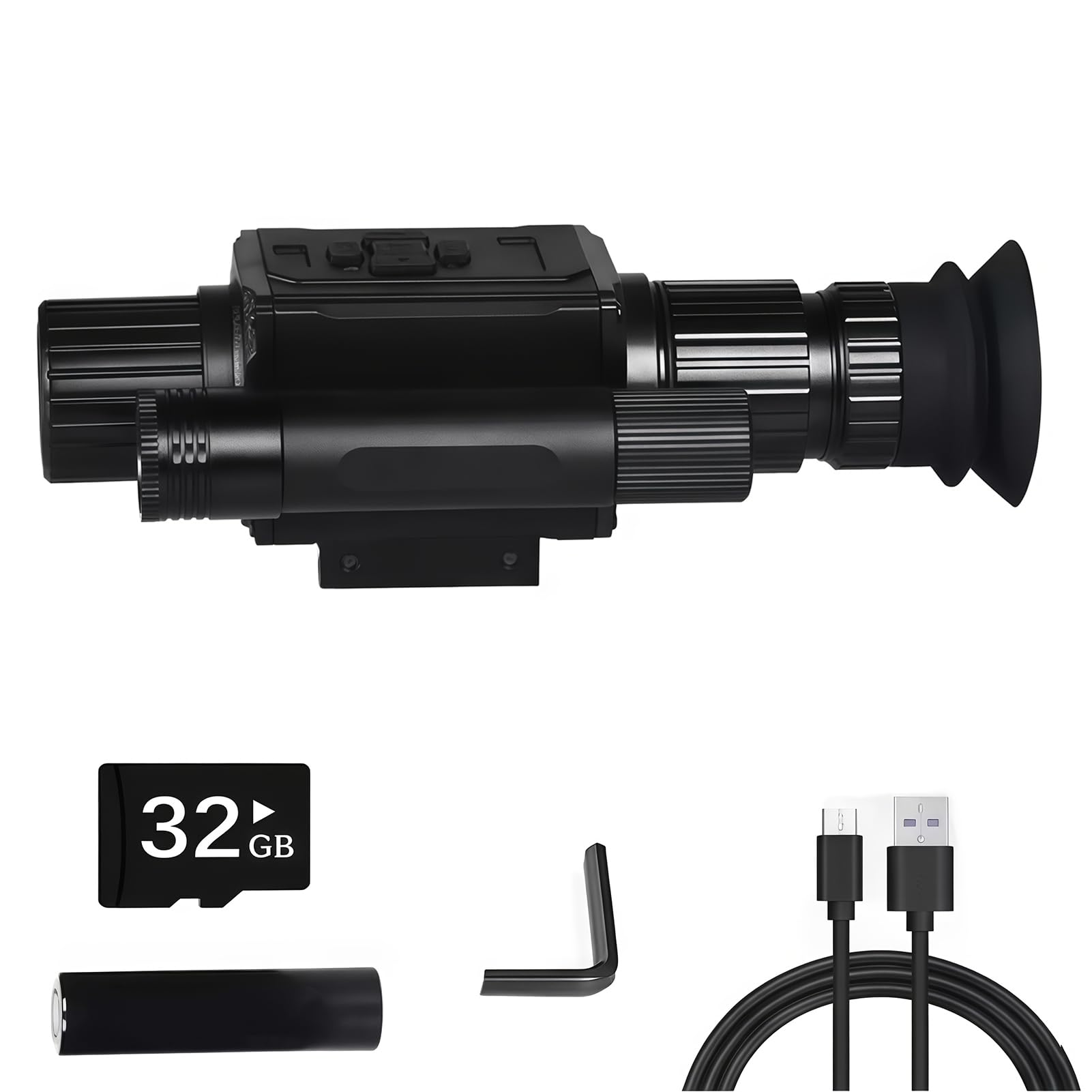 SUZLAZYR NK008 Digital Night Vision Scope for Hunting, Infrared