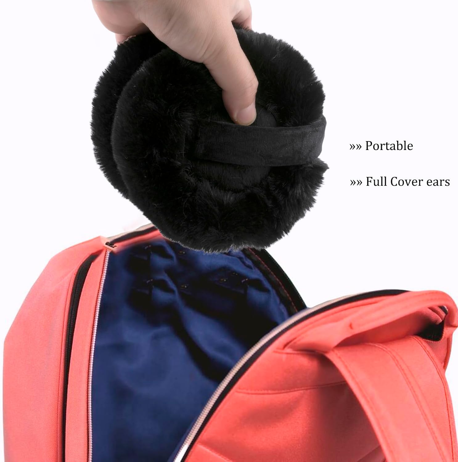 Winter Ear muffs Warm Earmuffs Adjustable Outdoor Ear Warmers For Women Plush Ear Warmers Ear Covers Headband