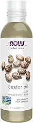 Now Solutions, óleo de rícino, 100% puro e versátil cuidado com a pele, amaciante multiuso para a pele, 118 ml
