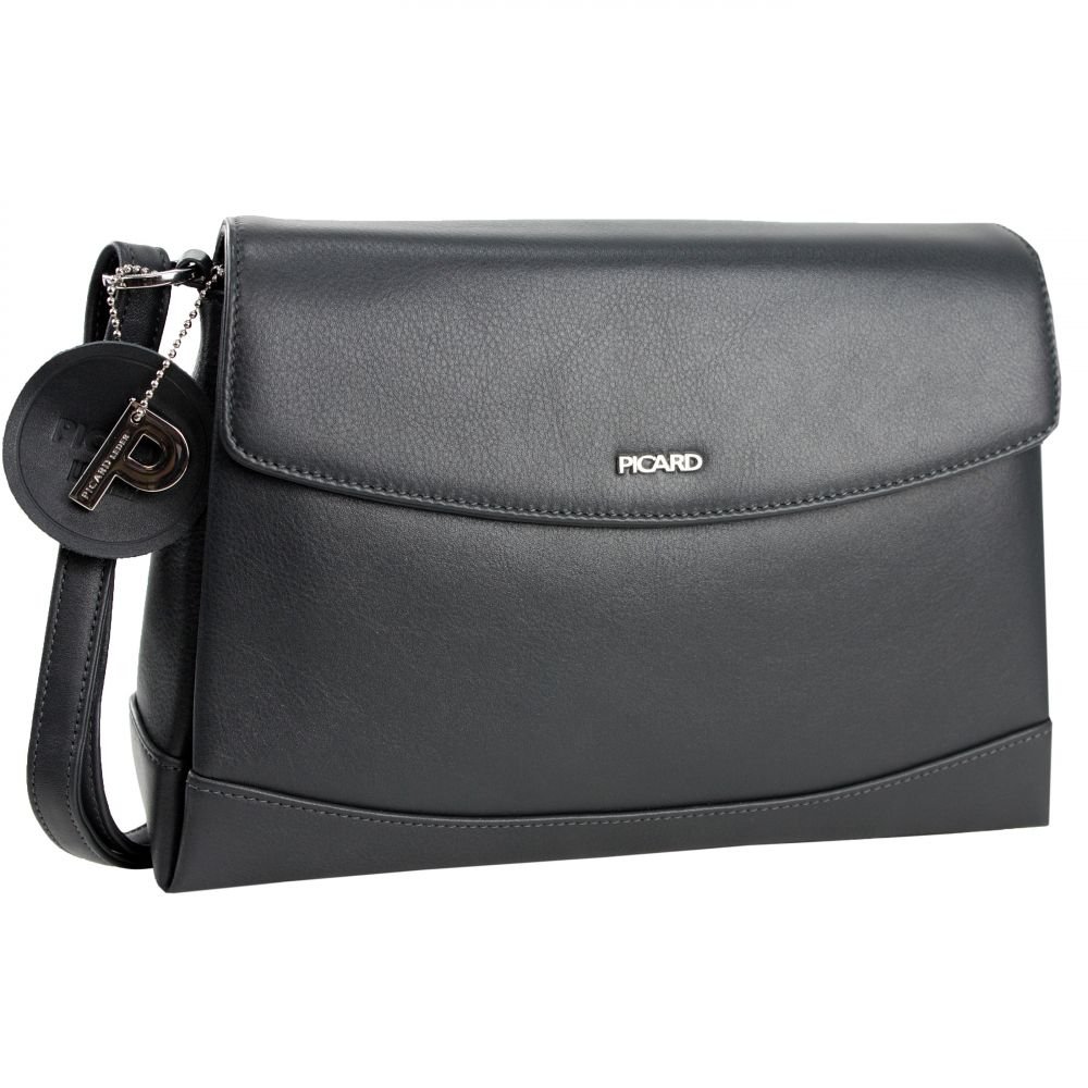 Picard Damen Schultertasche REALLY aus Echtleder Mittel | mit Magnetverschluss | Schultertasche | Alltag