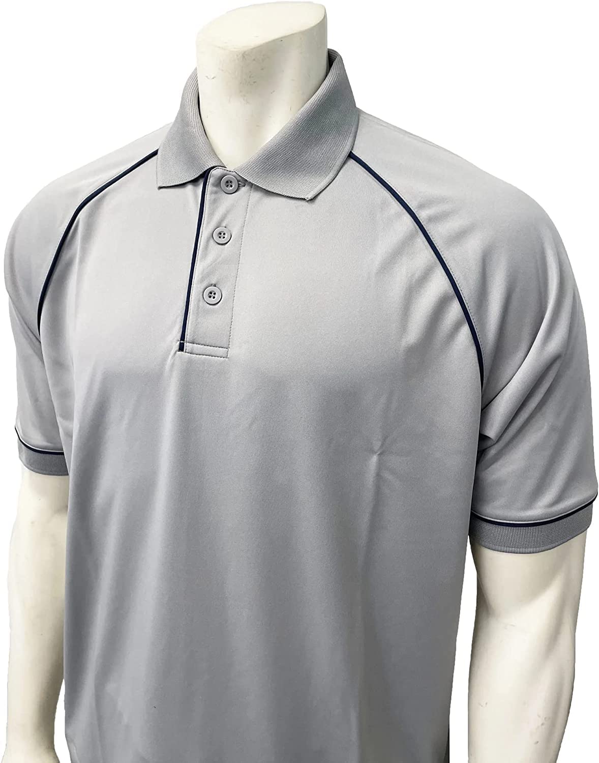 Smitty | VBS-400 | Grey Premium Performance Mesh Volleyball Shirt | Professional Referee Officials Shirt (2XL)