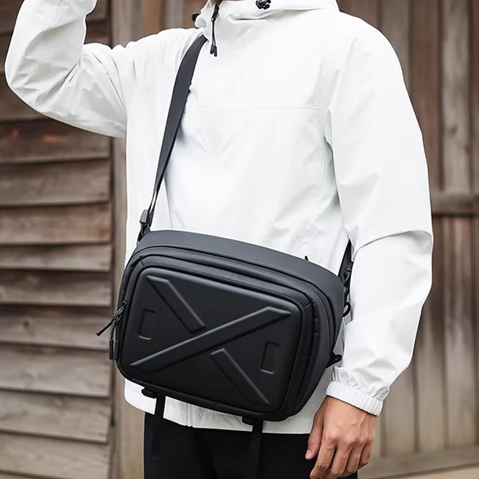 à bandoulière pour Photographe Professionnel avec Coque Rigide en EVA, étui résistant Chocs et Rayures pour Voyage en Plein air, de Transport élégant pour Appareil Photo