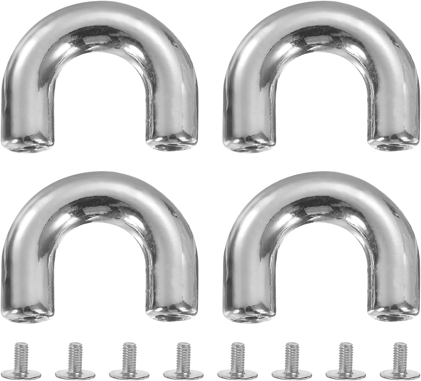 uxcell Metal D-Ring Connector Buckles Alloy Arch Bridge Chain