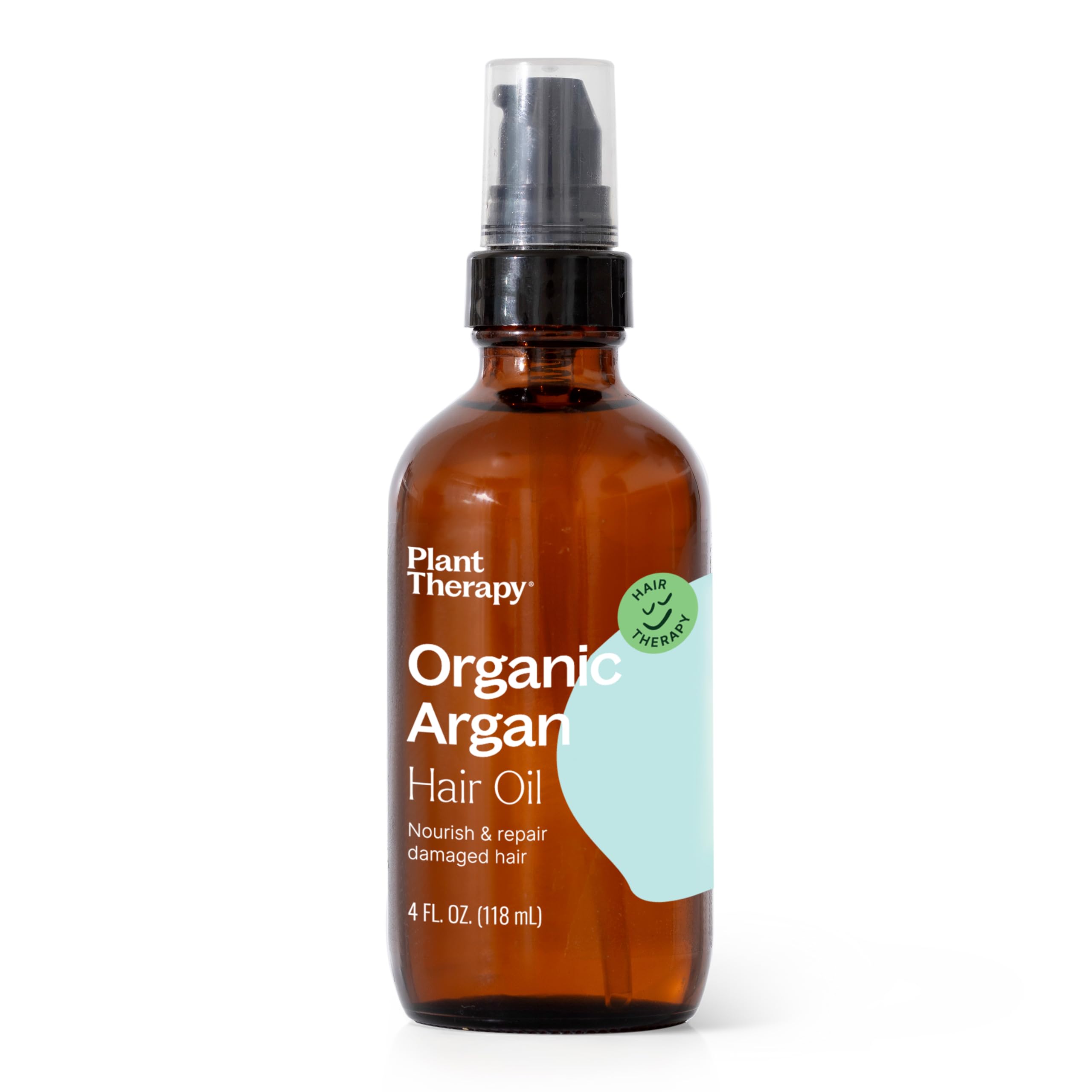 Plant Therapy Organic Argan Hair Oil 4 oz Organic Argan Oil 100% Pure and USDA Certified Organic, For Face, Hair, Skin, Nails and Cuticles