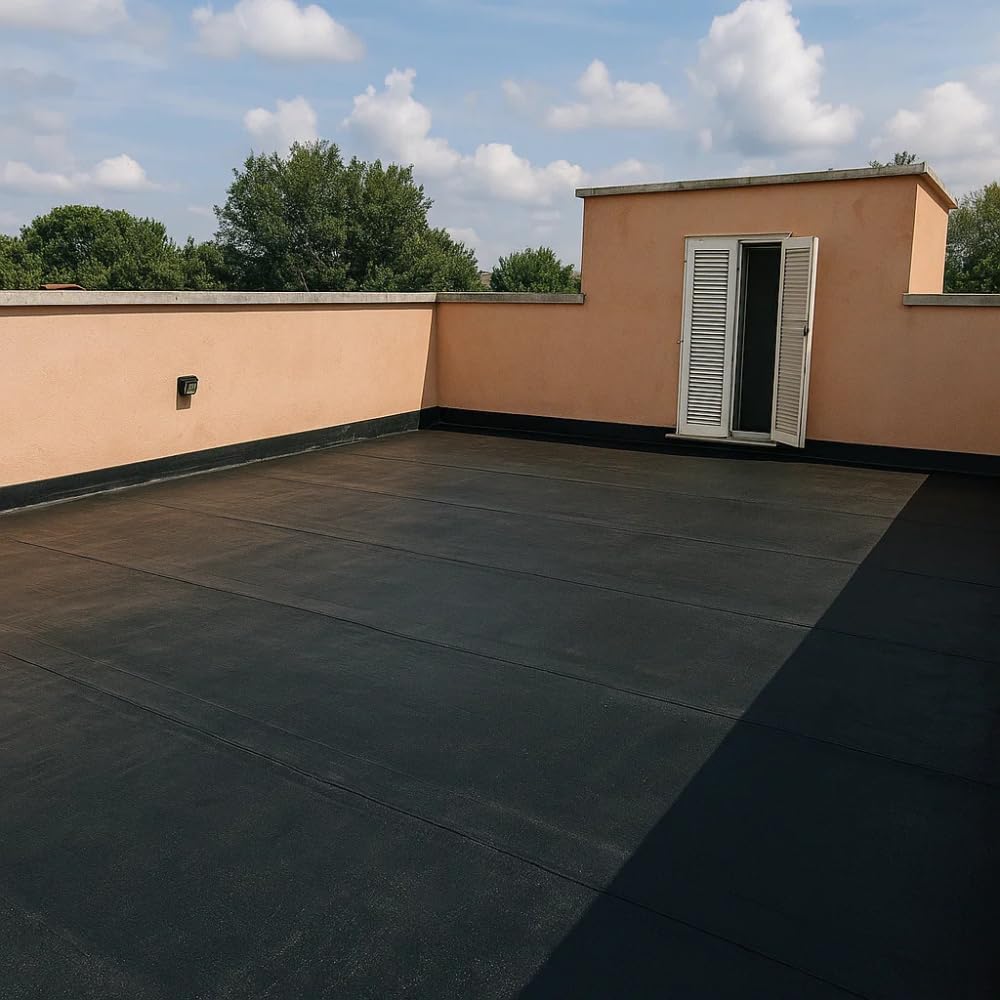 FORTUNATO Membrana Bituminosa Impermeabilizzazione CASASCIUTTA (-5°C) Tetti Terrazze Coperture Cannello Rotolo 1 x 10 m (3 Kg/m²)