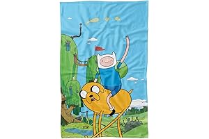 Adventure Time Best Bros Fleece Blanket.