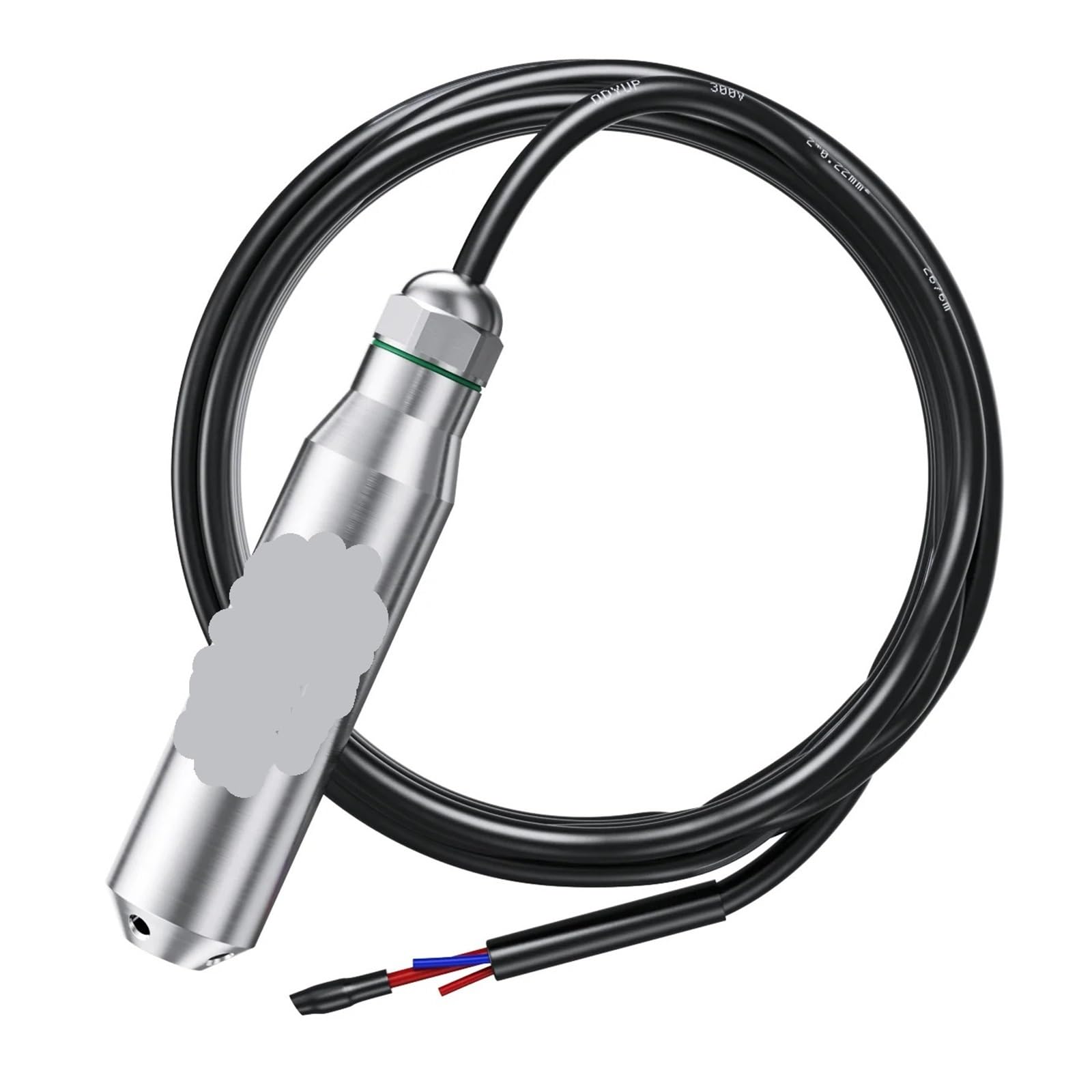 Füllstandssensor, 2M 5M 10M 15M 20M Flüssigkeit Ebene Sender RS485 Hydrostatische Wandler 4-20mA 0-10V Wasser Sensor (2m Range2m Cable, 0-10V Output)