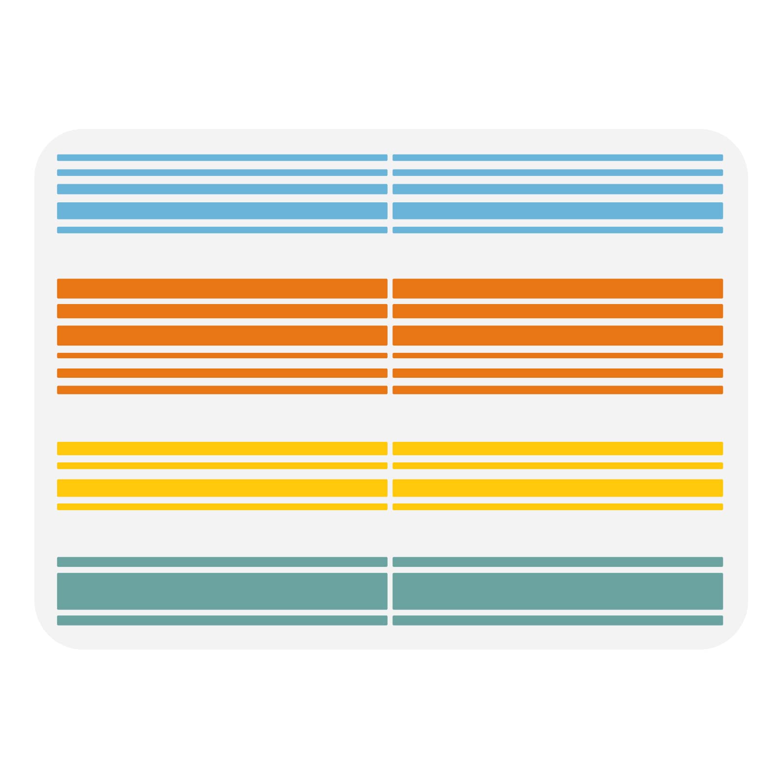 FINGERINSPIRE Feedsack Stripe Stencil 29.7x21cm Reusable Flour Sack Tea Towel Stripes Drawing Stencil DIY Craft Geometric Stripe Template for Painting on Wall, Wood, Furniture, Fabric and Tile