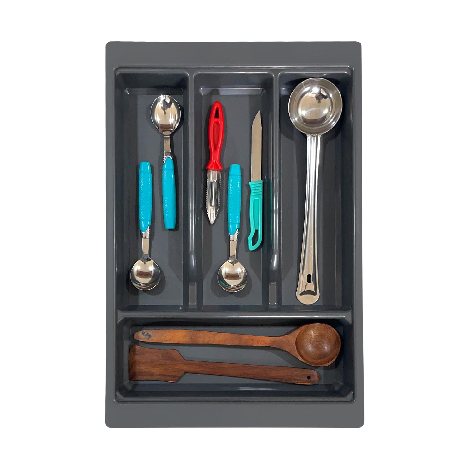 SmartSlide Expandable Cutlery Tray For Kitchen Drawer, Adjustable Silverware Tray for Kitchen Drawers, Kitchen Organizer for Spoon, Cutlery, Flatware Storage (14 inch) (B0CJVHHJHD) Amazon Price History, Amazon Price Tracker