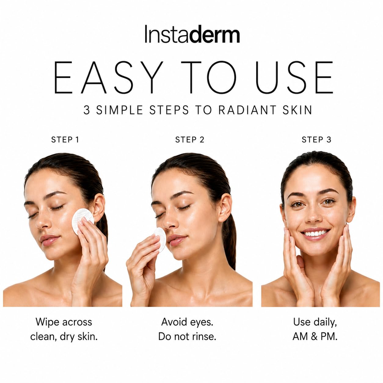 Instaderm Anti-Aging AHA + BHA Resurfacing Pads