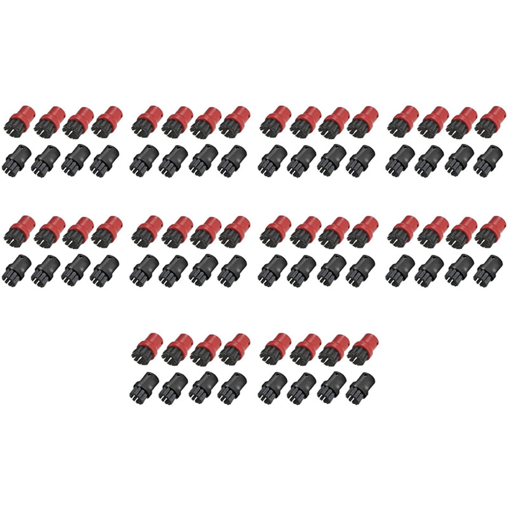 Paquete de 80 cepillos de cerdas de boquilla de mano para limpiador de vapor SC1, SC2, SC3, SC4, SC5, SC7