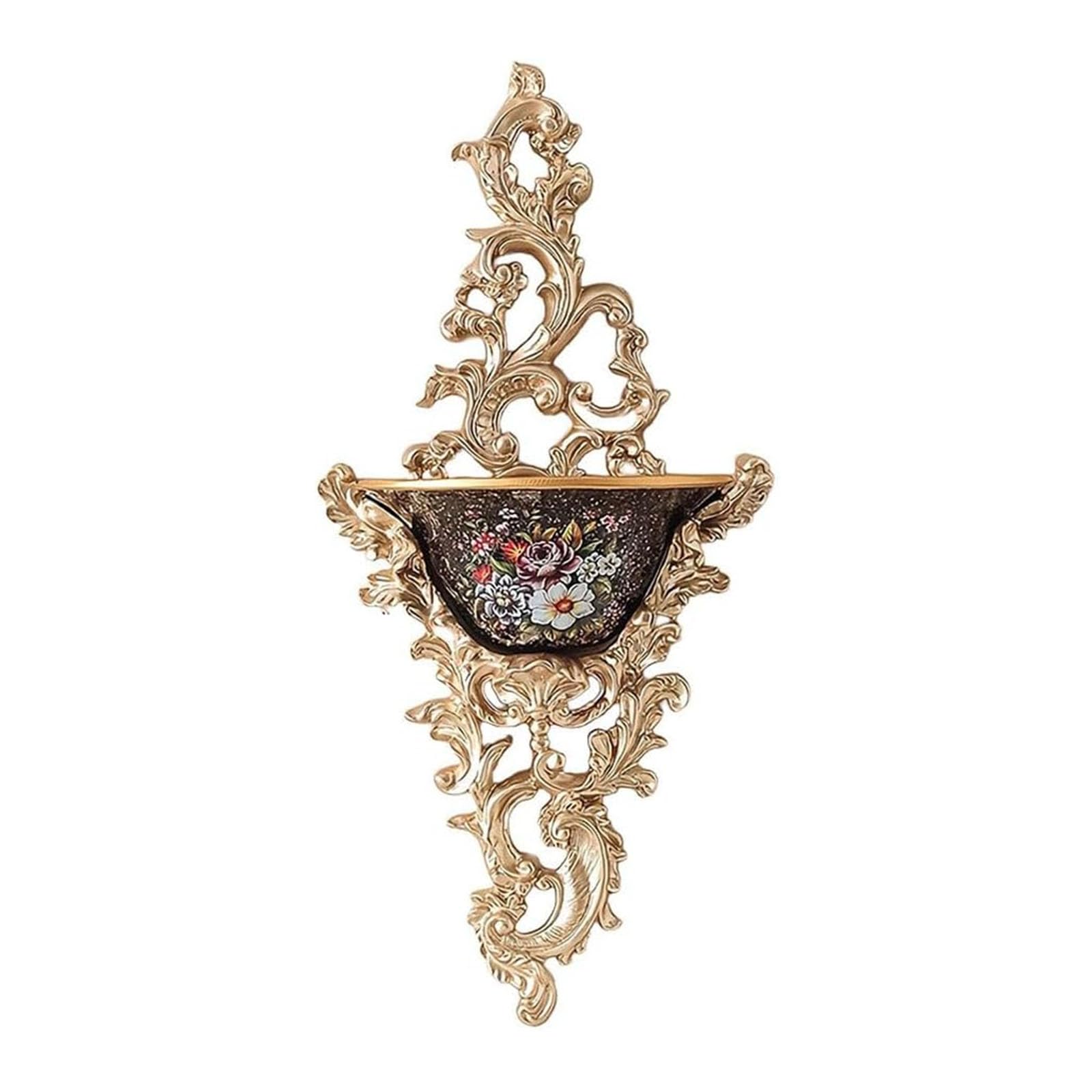 Jardin suspendu mural pour cuisine et bureau avec ce vase rétro aux motifs de fleurs