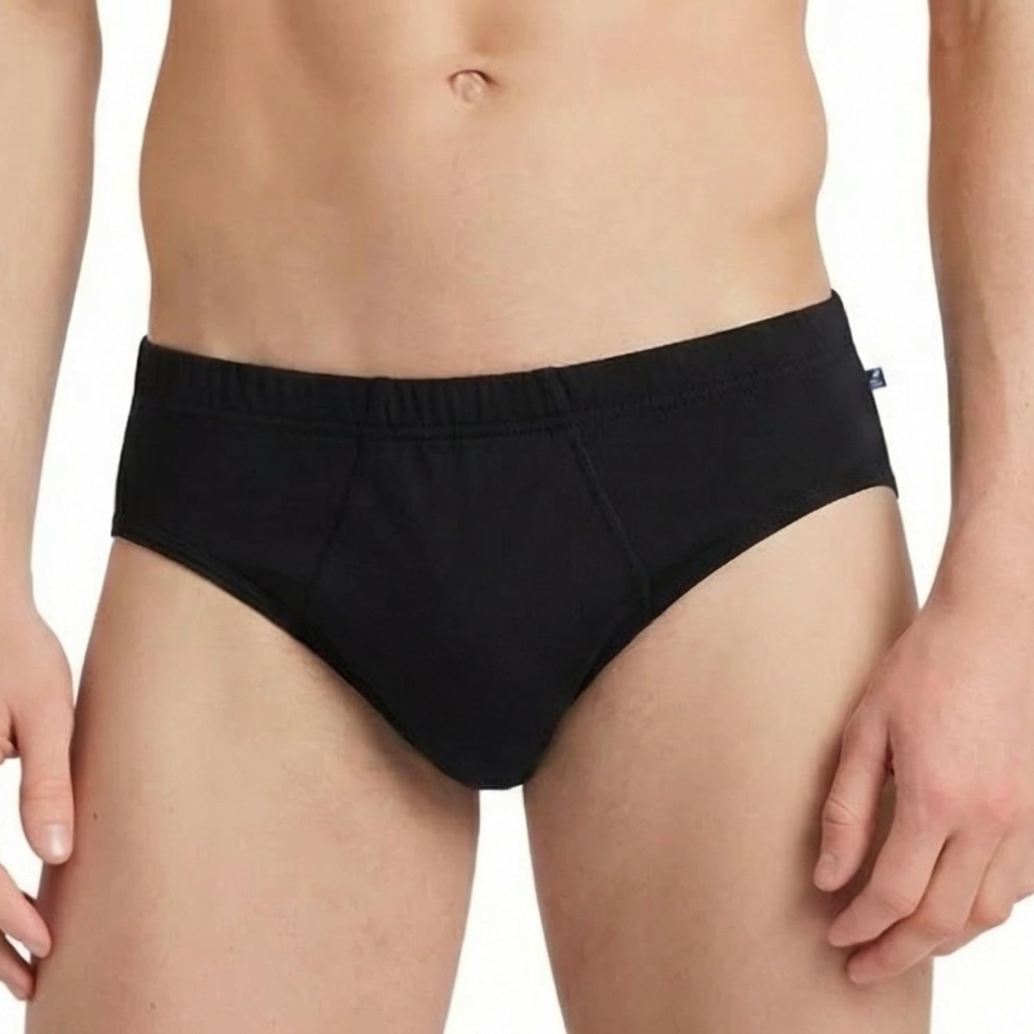 Liabel - Slip Uomo Cotone 100%, Confezione da 3 o da 6, Mutande Bianche e Colorate, Intimo Traspirante con Elastico Interno