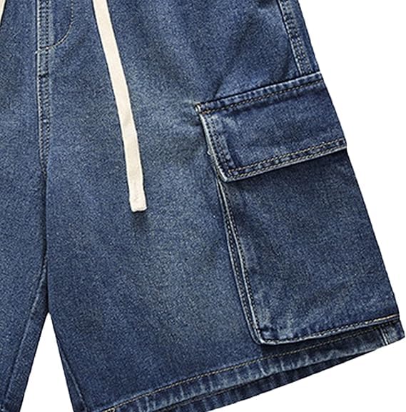 Maiyifu-GJ Shorts Jeans Casual Hombre Verano miniatura 5