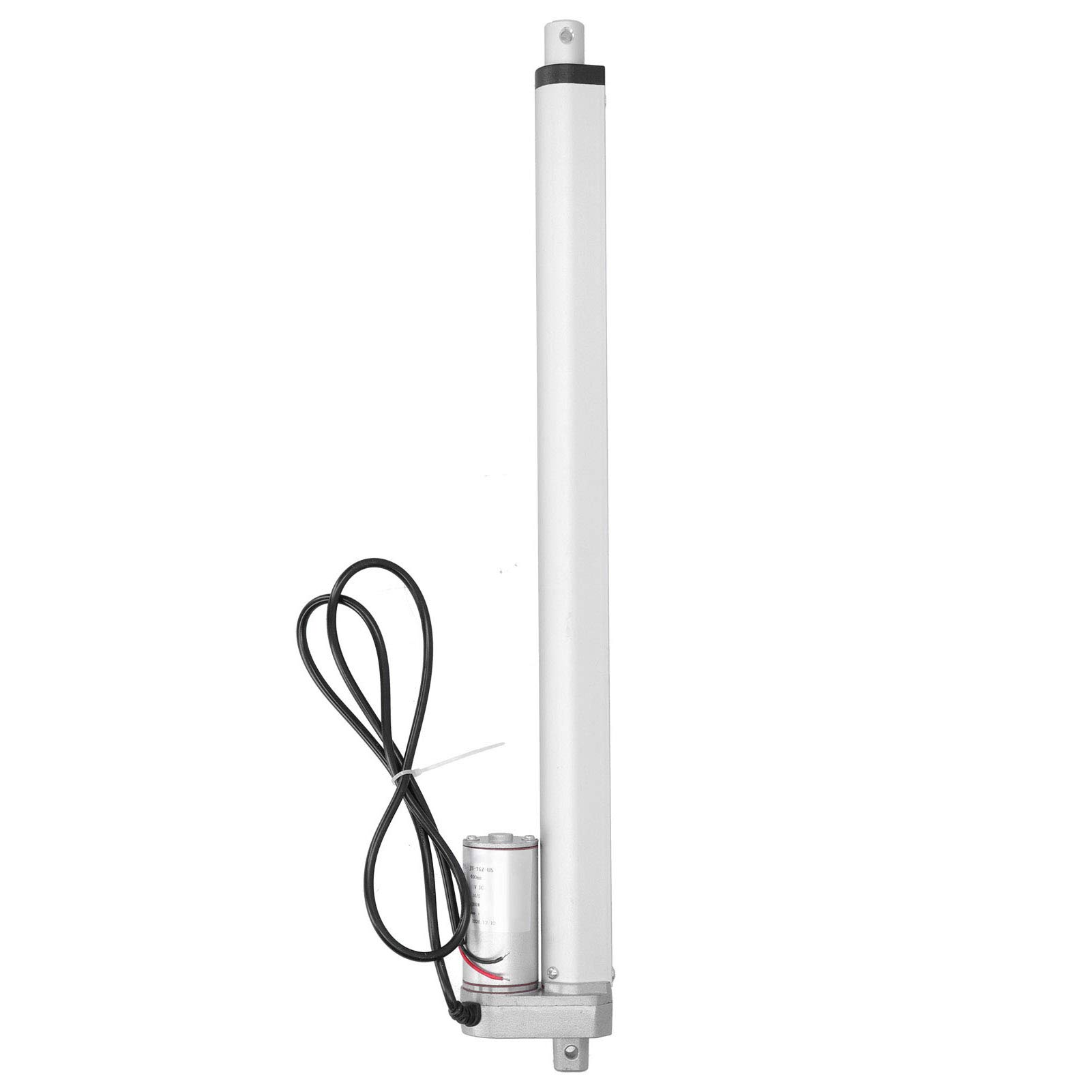 Cocoarm Motore Elettrico Putter Attuatore Lineare di Grado Industriale 12VDC 300N Carico 400mm Corsa IP45 Scatola Ingranaggi Chiusa a Basso Rumore per Barche Macchinari Industriali (24 V CC)